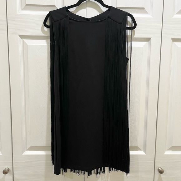Forever 21 Dresses & Skirts - Forever 21 Fringe Black Dress Small